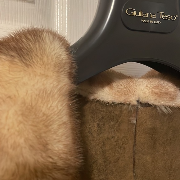 Neiman Marcus Giuliana Teso reversible real mink fur coat used - Picture 5 of 9